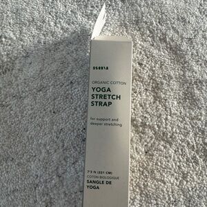 Scoria Organic Cotton Yoga Stretch Strap